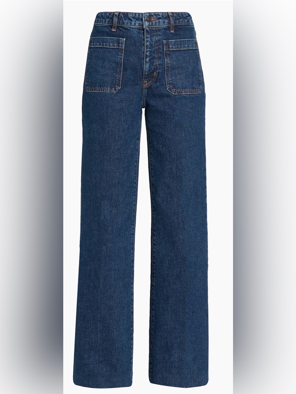 Frame Denim Dark Indigo WideLeg Jeans